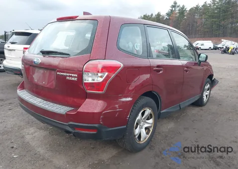 2016 Subaru Forester 2.5I z USA, uszkodzony, nr VIN JF2SJAAC0GG504376